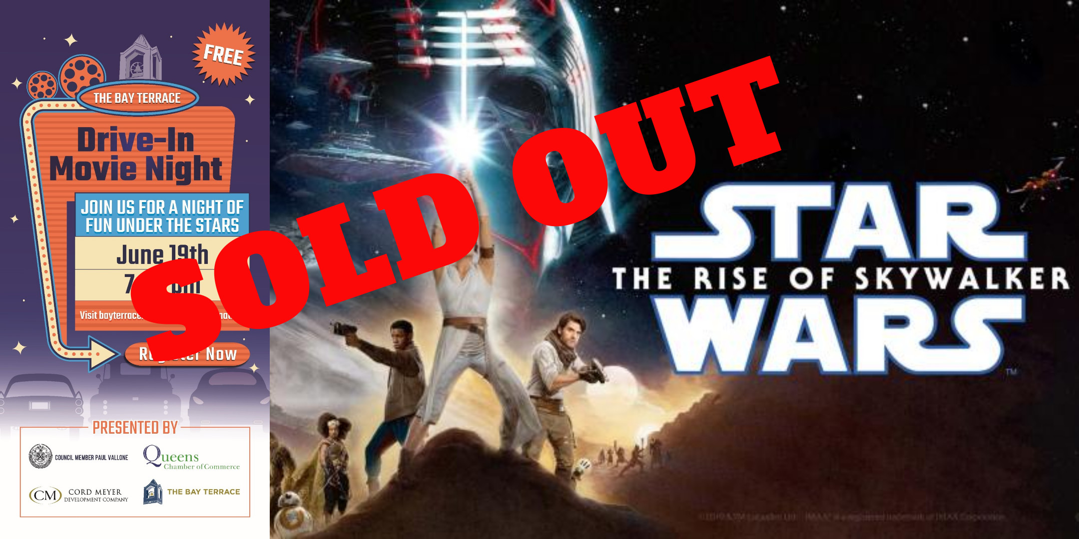 Drive In movie Sold out